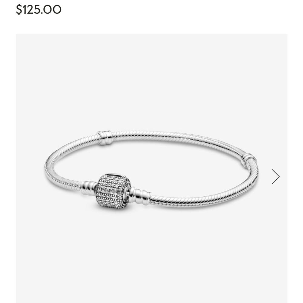 Pandora Moments Sparkling Pavé Clasp Snake Chain
Bracelet